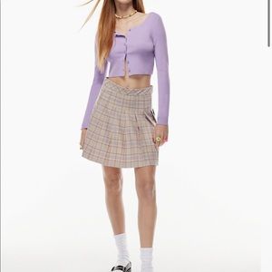 Sunday Best (Aritzia) Lavender cropped cardigan